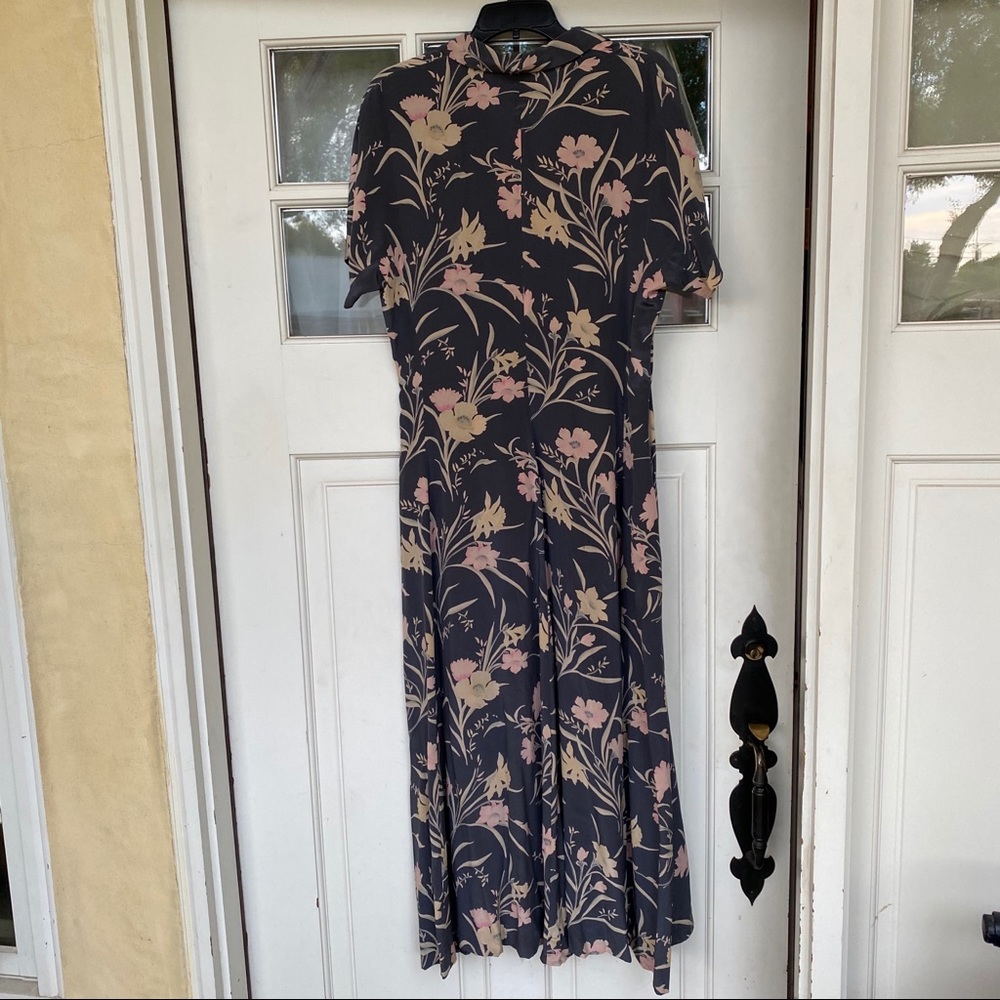 Jones New York silk dress button down pockets 14 - Picture 5 of 16